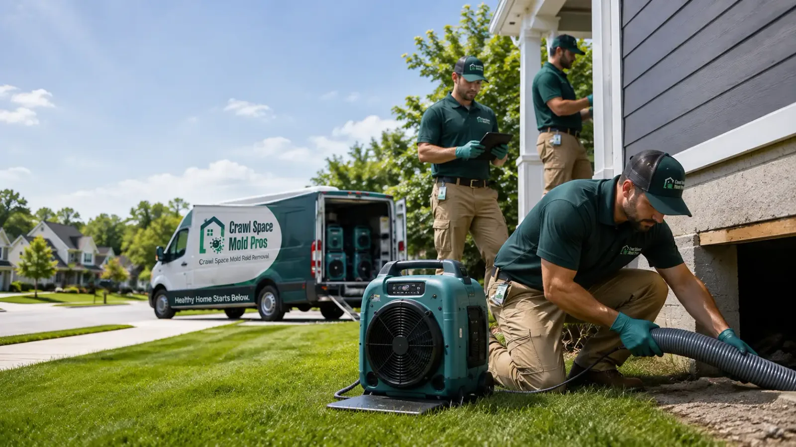 Crawl Space Mold Removal in North Hatfield, MA